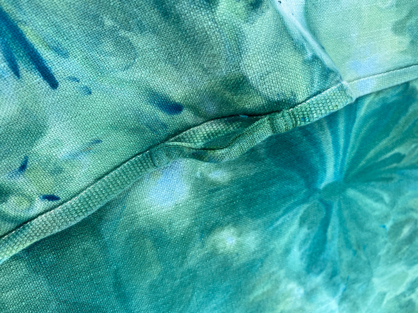 Ice-dyed Tea Towel: 100% Linen