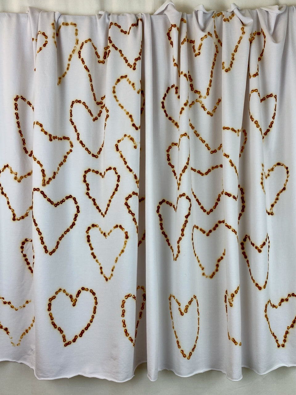 Bamboo/Cotton French Terry - "Bike Love" - FT01